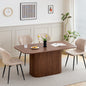 EGOONM Tavolo da pranzo rettangolare in legno massello in stile nordico, tavolo da pranzo per lettura e tempo libero, 160 * 90 cm