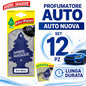 Confezione da 6, 12 o 24 Arbre Magique Duo Pack Black Rose, profumatori auto doppia unità, fragranza raffinata e vellutata, formato scorta per auto, furgone e piccoli ambienti
