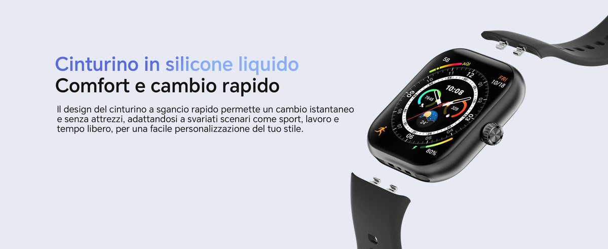 HONOR CHOICE Watch 2 Pro Uomo Donna, 1.97" Orologio Smartwatch con Chiamata Bluetooth, Batteria 14 giorni, GPS, 120+ Sportive Smart Watch con Sonno e Cardiofrequenzimetro, 5ATM per Android iOS, Nero