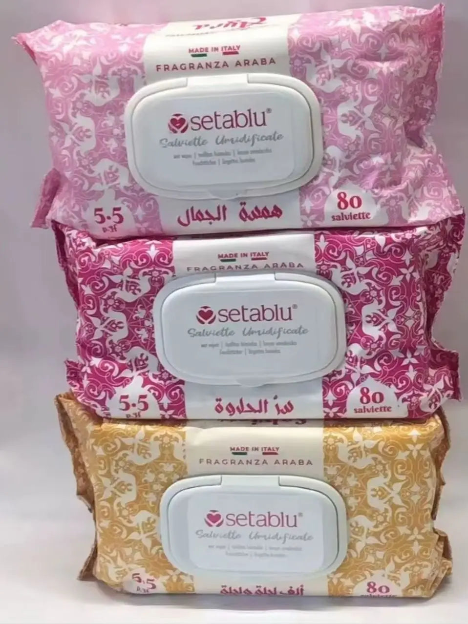 480 Salviette Umide in Fibra Ultra-Morbida per Cura Profonda e Idratazione, Ideali per Pelli Sensibili, Profumo Fresco, Box 6 Confezioni x 80 Pezzi Salviette - Bestline