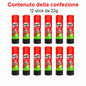 Confezione da 12 Pritt Penna Adesiva, colla in formato penna per lavori artistici, attività creative, scuola, ufficio e cancelleria
