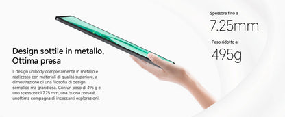 HONOR Pad X8a Tablet da 11", Display con Protezione degli Occhi a 90Hz, Batteria da 8300mAh, 4 Altoparlanti, Android 14, WiFi, Space Gray