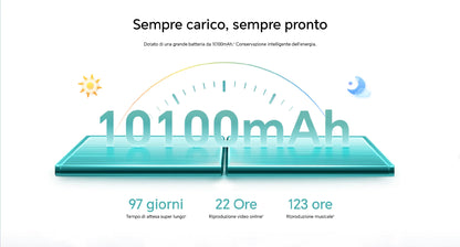 HONOR Pad X8b, tablet versione UE, batteria da 10.100 mAh, display HONOR Eye Comfort FullView da 11 pollici, chipset Snapdragon a 6 nm, struttura in metallo resistente, tablet Android