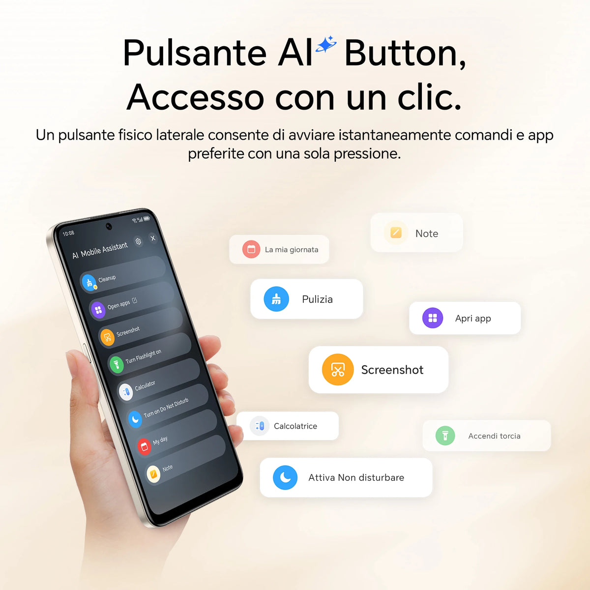 HONOR 400 Smart 4G Smartphone, Display 6.77" 120Hz, Batteria 6500mAh Doppia Cella, Fotocamera AI 108MP, Certificazione SGS 5 Stelle, Resistenza IP65, NFC, Dual SIM, Android 15