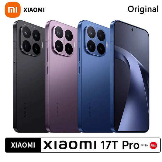 Xiaomi 17T Pro 5G Versione Globale, AMOLED da 6,83" 144Hz, Dimensity 9500, Fotocamera Leica da 50MP, Batteria da 7000mAh, Smartphone NFC