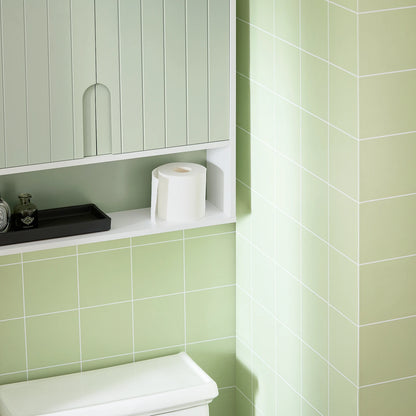 SoBuy BZR140-GR bagno e cucina Parete Bagno Armadio sospeso Armadio Bianco 60x15x54 cm