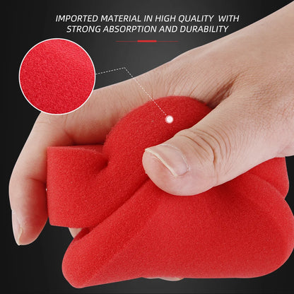 SPTA 1pc Applicatore di cera a mano Composto in spugna Car Beauty Auto Paint Care Tampone in schiuma per lucidatura