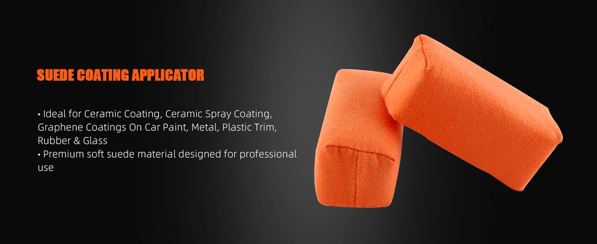 Applicatore in Microfibra SPTA per Rivestimenti Ceramici, Spugna in Camoscio per Detailing Auto, Applicazione di Cera e Sigillanti