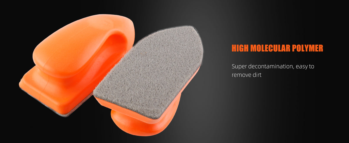 SPTA 1Pc Spazzola per la pulizia del sedile auto in pelle, blocco manuale nano per la rimozione della polvere da interni di veicoli, mobili, divani, stivali e soffitti