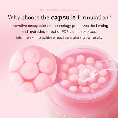 Medicube Salmon DNA PDRN Capsule Cream 55 g | Crema idratante leggera con PDRN e niacinamide per uniformare il tono della pelle e offrire un’idratazione luminosa