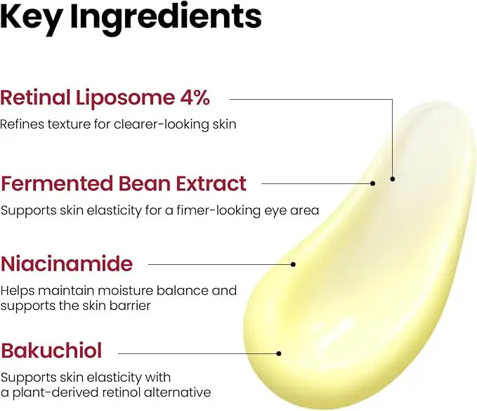 K-Secret SEOUL 1988 Contorno occhi Retinal Liposome 4% + Fermentato di Soia 30 ml Anti-età