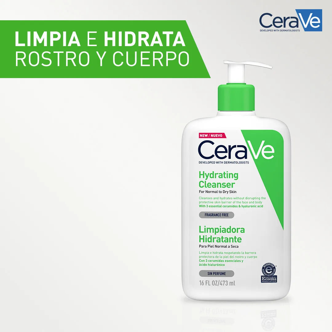 Cerave Detergente idratante per pelle normale a secca 473 ml