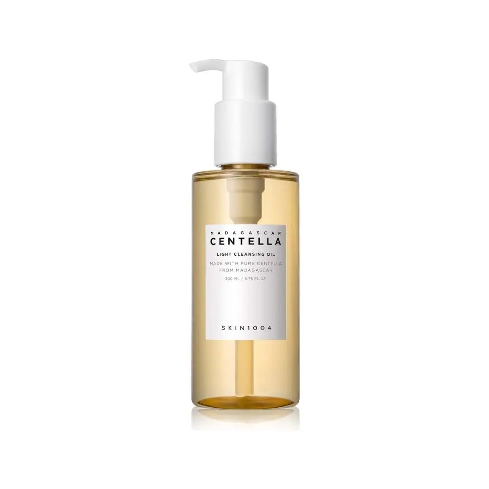 SKIN1004 Olio Detergente Leggero alla Centella di Madagascar 200 ml | Olio Detergente Coreano per Doppia Pulizia, Struccante Delicato con Centella Asiatica per Pori e Pelle Sensibile