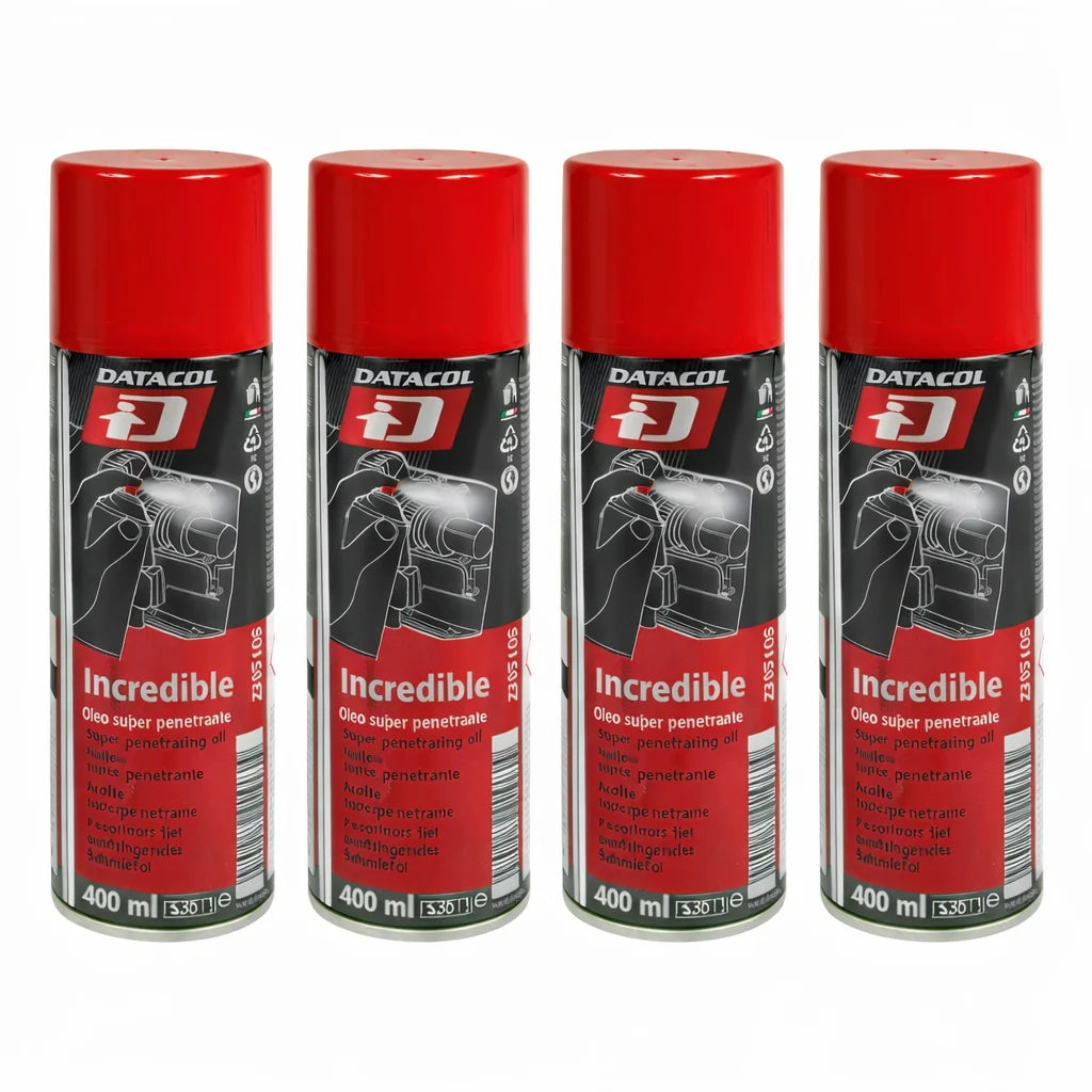 Incredibile Spray Penetrante Professionale DATACOL 400ml – Lubrificante per Viti Arrugginite e Parti Bloccate - 5 in 1