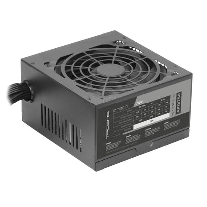 Tacens Anima APIII750, Alimentatore per PC ATX 750W, Tecnologia SMD 85% bronzo 12V, Ventola ultra silenziosa da 12 cm, Alimentatore per PC nero