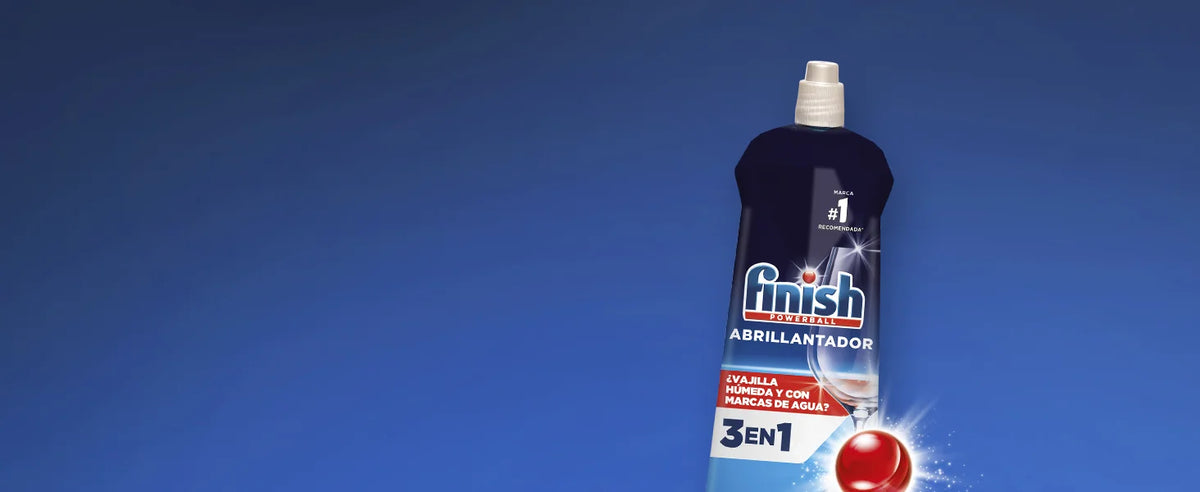 Finish Powerball Additivo per Lavastoviglie, stoviglie asciutte, lucide e senza aloni - 3 unità x 800 ml
