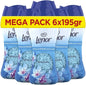 Confezione da 6 Lenor UNstoppables Perle Profumate per Vestiti, 96 Lavaggi (6 x 195g), Ammorbidente con Fragranza Freschezza di Primavera, Potenziatore di Freschezza