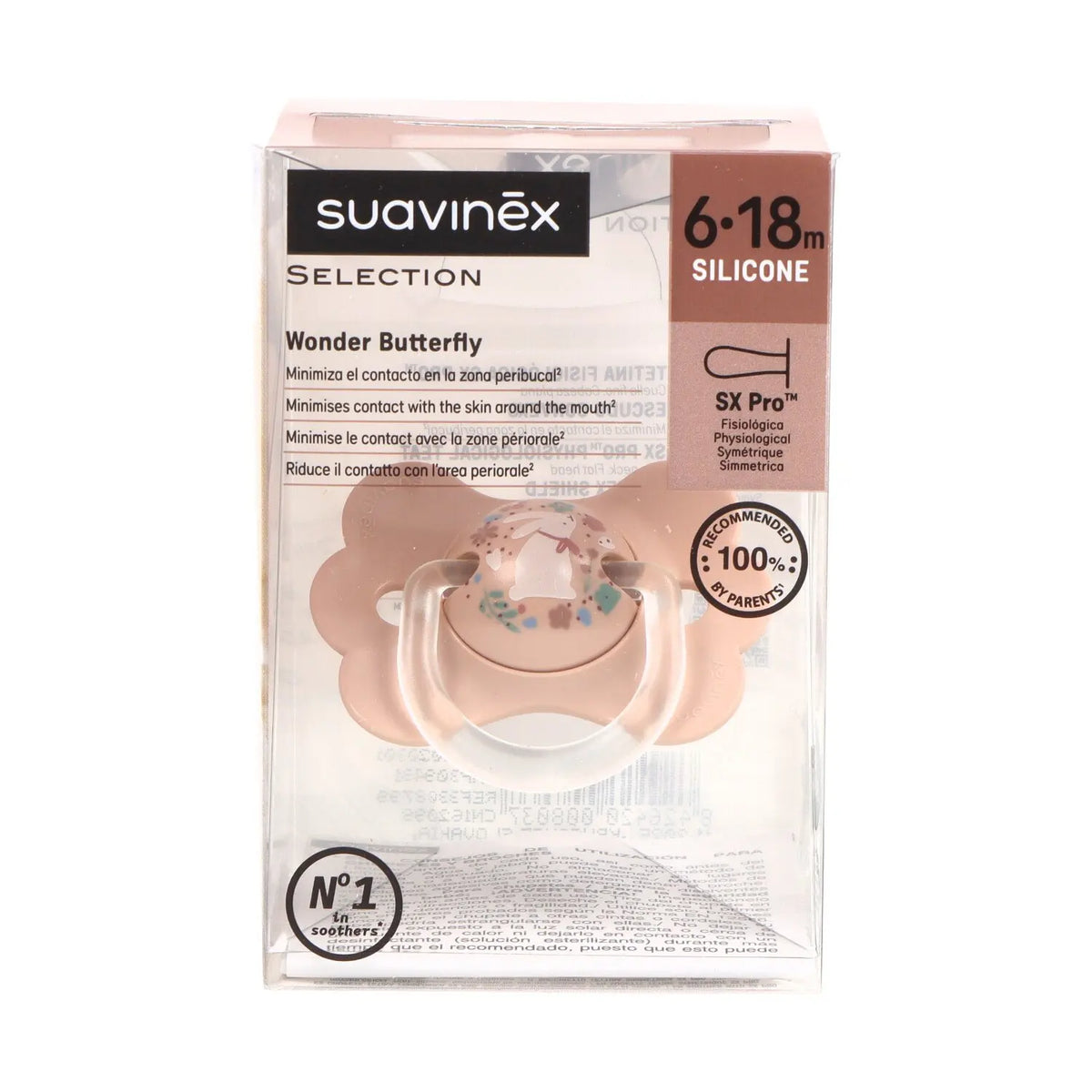 Suavinex Ciuccio Fisiologico Premium in Silicone 6-18m