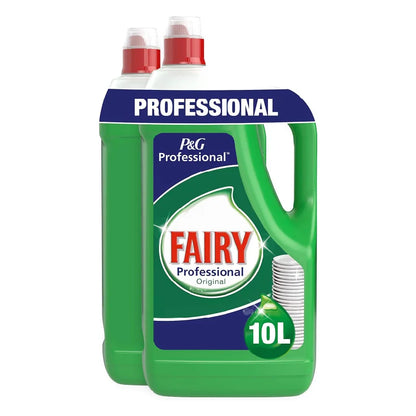 Fairy Professional Detergente Liquido per Piatti e Mani 10 L (2x5 L) – Pulizia efficace e concentrata
