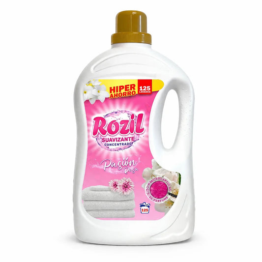 Rozil Ammorbidente Rosa 125 Dosi + Confezione da 2 Sacchetti per Lavatrice - KARAWAN
