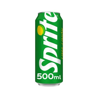 Sprite al Lime e Limone, Bevanda Analcolica a Basso Contenuto Calorico, 12 Lattine da 500 ml | Bevanda rinfrescante al gusto di limone e lime