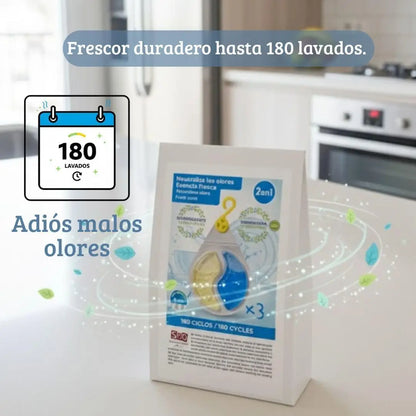 Deodorante per lavastoviglie 2 in 1 |   Eliminatore di odori e neutralizzatore di odori |   Fragranza fresca |   Non lascia odore sulle stoviglie |   Lavastoviglie anti-odore |   rimuove i cattivi odori