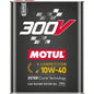 MOTUL 300V Competizione 10W-40 
 Olio motore per auto da corsa 
 Tecnologia Core ESTER ® 
 Contenitore da 2 litri.