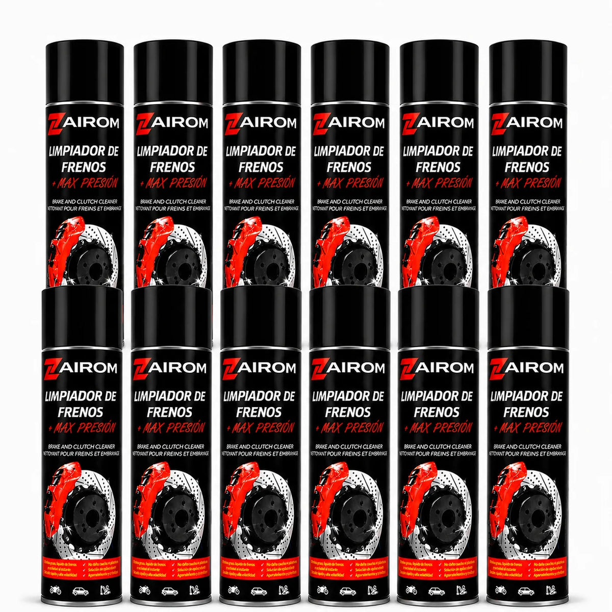 Spray Pulitore Freni 500 ml, Pulisce Freni e Frizione, Asciugatura Rapida Senza Residui, Sgrassatore di Alta Qualità per Auto e Moto - Zairom