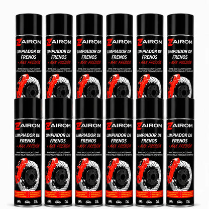 Spray Pulitore Freni 500 ml, Pulisce Freni e Frizione, Asciugatura Rapida Senza Residui, Sgrassatore di Alta Qualità per Auto e Moto - Zairom