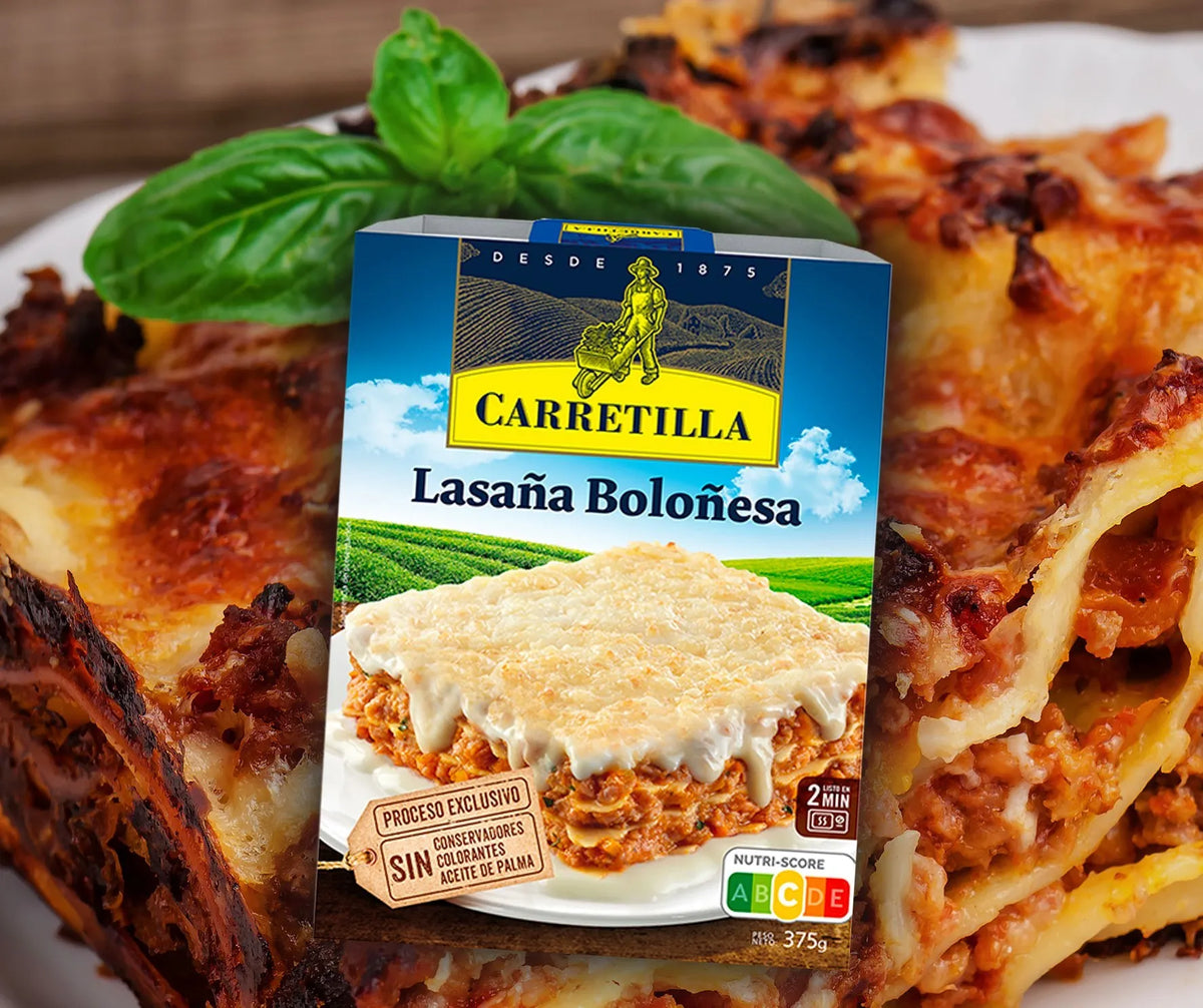 TRUCK Lasaña Bolognese 10 unità da 375 G - Piatti pronti - Senza conservanti, Senza coloranti