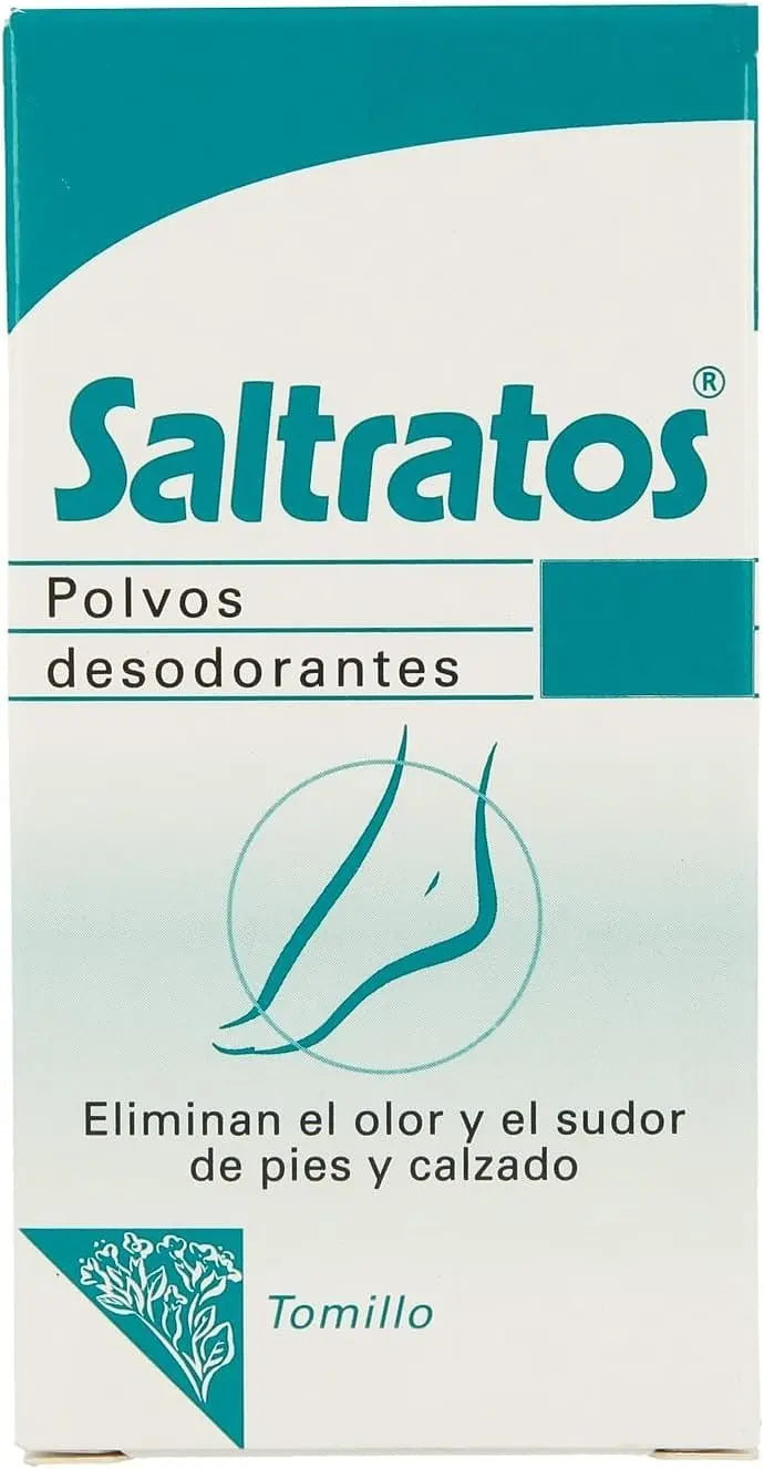 Saltratos Deodoranti in Polvere per Piedi e Calzature 50 g