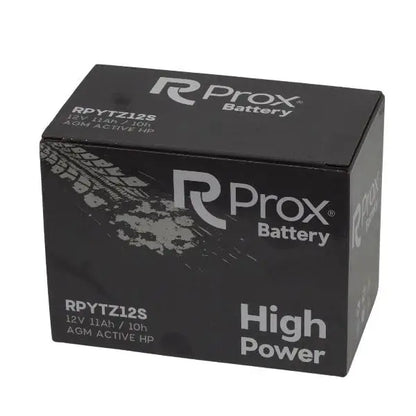 YTZ12S AGM Batteria per Moto ad Alta Potenza 12V 11Ah 210Amp. Massima Potenza di Avviamento. Batteria RC Prox Produzione Europea.