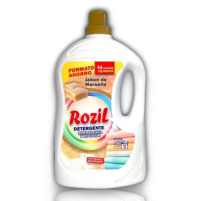 Rozil Marseille Detergente 3L - Potere Pulente Tradizionale e Freschezza