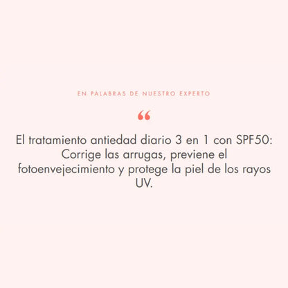 Avène Hyaluron Activ UV Fluido Triplo Effetto Anti-Età SPF50 40 ml | Fluido quotidiano con acido ialuronico, Pre-tocoferolo e TriAsorB™ | Corregge le rughe, riduce le macchie e protegge dal fotoinvecchiamento