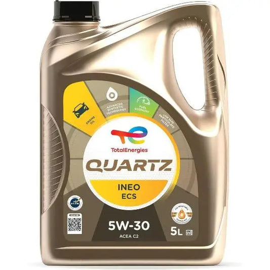 Olio motore Total Quartz Ineo ECS 5W30. Contenitore da 5 litri.