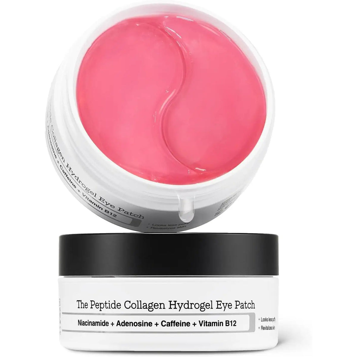 COSRX Pink Peptide Collagen Eye Patches 60 unità | Hydrogel con caffeina