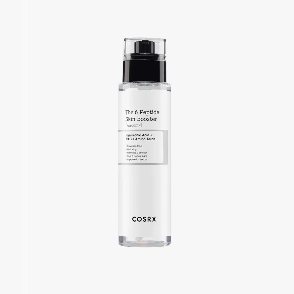 COSRX The 6 Peptide Skin Booster 150 ml, siero/booster leggero a rapido assorbimento con complesso di 6 peptidi