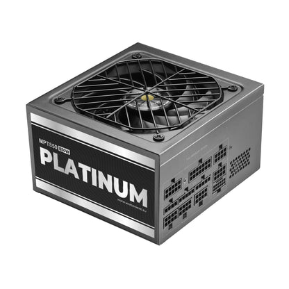 Mars Gaming MPT850 Alimentatore Full Modular 850W 80Plus Platinum, Garanzia di 12 Anni, Compatibile con ATX 3.1 e PCIe 5.1, Efficienza del 92%, DC-DC LLC SMD, Condensatori Giapponesi Toshin Kyogo 105°C, Alimentatore per PC N