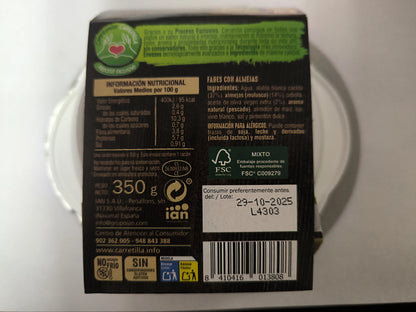 Cartella portapacchi Fabes con clams 7 unità da 350 piatti tradizionali gourmet pronti per ricette, senza glutine con 2% di olio extra vergine, ingredienti naturali al 100% e senza additivi conservanti.