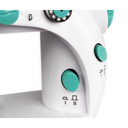 Macchina da cucire portatile Jocca con kit da cucito 48 accessori |   Doppia Cucitura |   Leggero e Versatile |   Ricondizionato