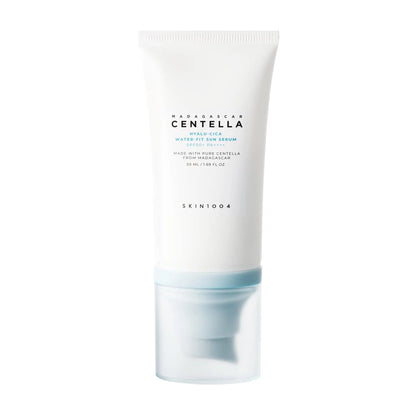 SKIN1004 Madagascar Centella Hyalu‑Cica Water‑Fit Sun Serum Set 2x50 ml | Crema solare coreana SPF50+ in formato siero, idratante e lenitiva per pelli sensibili senza residui untuosi
