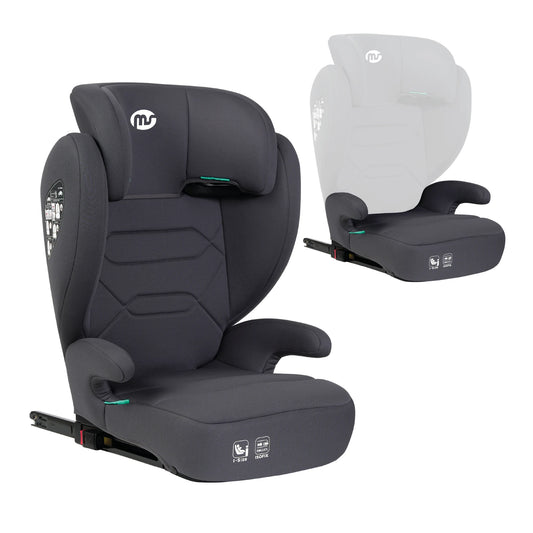 MS BabyWorld – ALPHA – Seggiolino auto Isofix Gruppo 2/3 e rialzo convertibile |   I-taglia R129 |   universale |   15–36 kg |   100 - 150 cm |   Cintura di sicurezza |   Per neonati e bambini