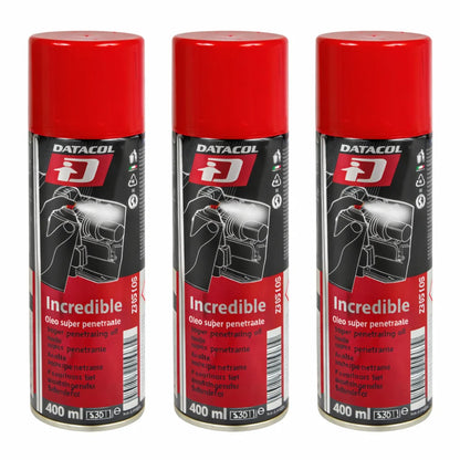 Incredibile Spray Penetrante Professionale DATACOL 400ml – Lubrificante per Viti Arrugginite e Parti Bloccate - 5 in 1