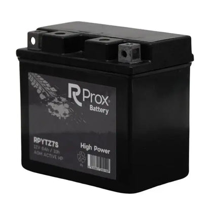 YTZ7S AGM Batteria per Moto ad Alta Potenza 12V 6Ah 130A. Massima Potenza di Avviamento. Batteria RC Prox Prodotta in Europa.