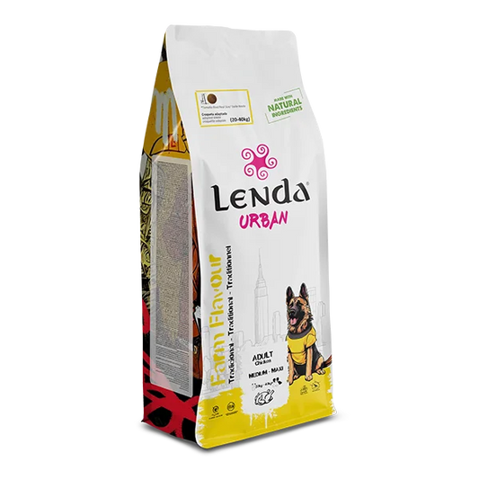 Lenda Urban Farm 15kg - Cibo Naturale per Cani di Taglia Media/Maxi