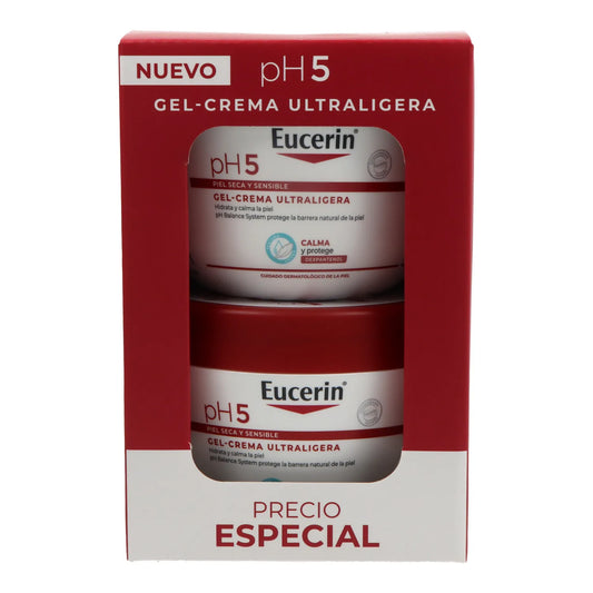 Eucerin Gel Crema Ultra Leggera 350ml X2