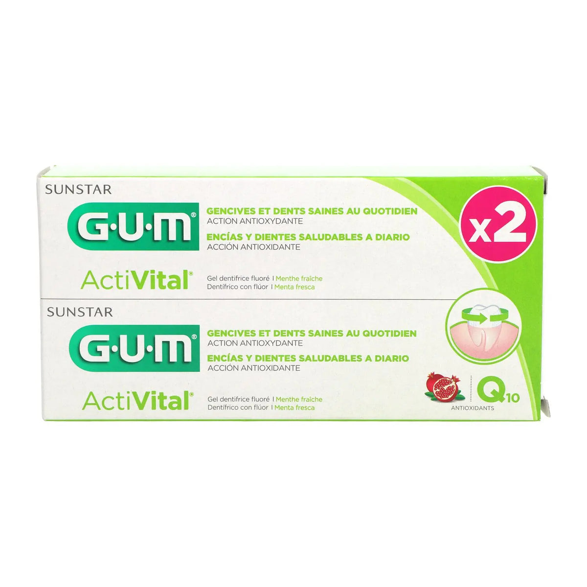 Dentifricio Gel Attivital per Gengive 2x75 ml Promozione