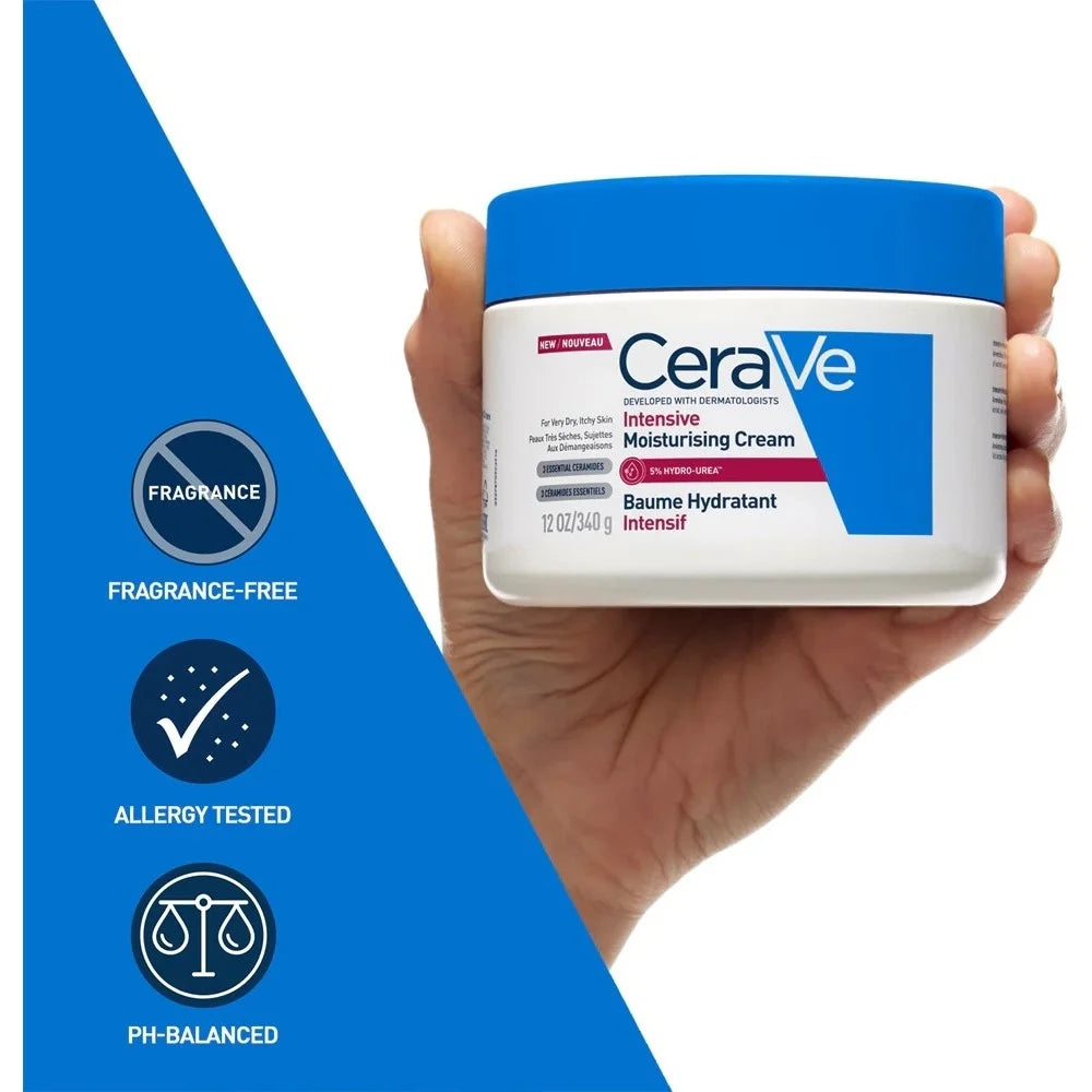 Cerave Crema Idratante Intensiva 5% Idro-Urea Barattolo 340gr