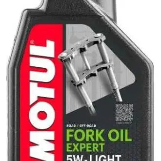 MOTUL OLIO FORCELLA EXPERT LIGHT 5W 
 Fluido idraulico per tutti i tipi di forche telescopiche. 
 Tecnosintesi ® 
 luce 
 Contenitore da 1 litro.