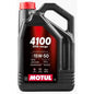 MOTUL 4100 SYN-NERGY 15W-50 
 Olio lubrificante per motori a benzina e diesel. 
 Tecnosintesi ® 
 Contenitore da 5 litri